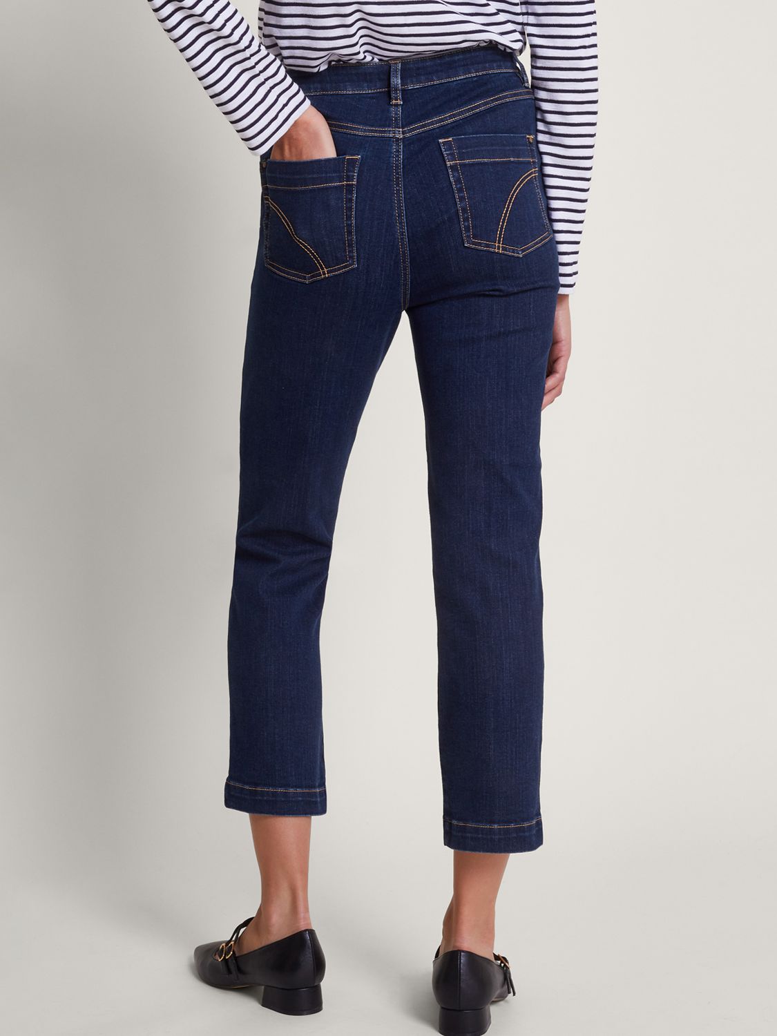 Buy Monsoon Safaia 7/8 Jeans, Denim Online at johnlewis.com