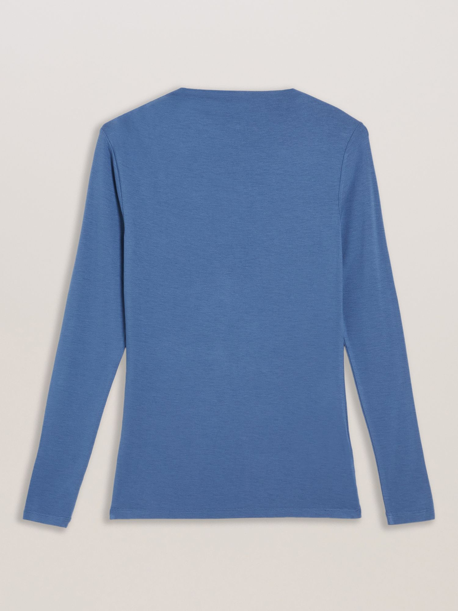 Buy Ted Baker Raylee Slash Neck Top, Blue Online at johnlewis.com