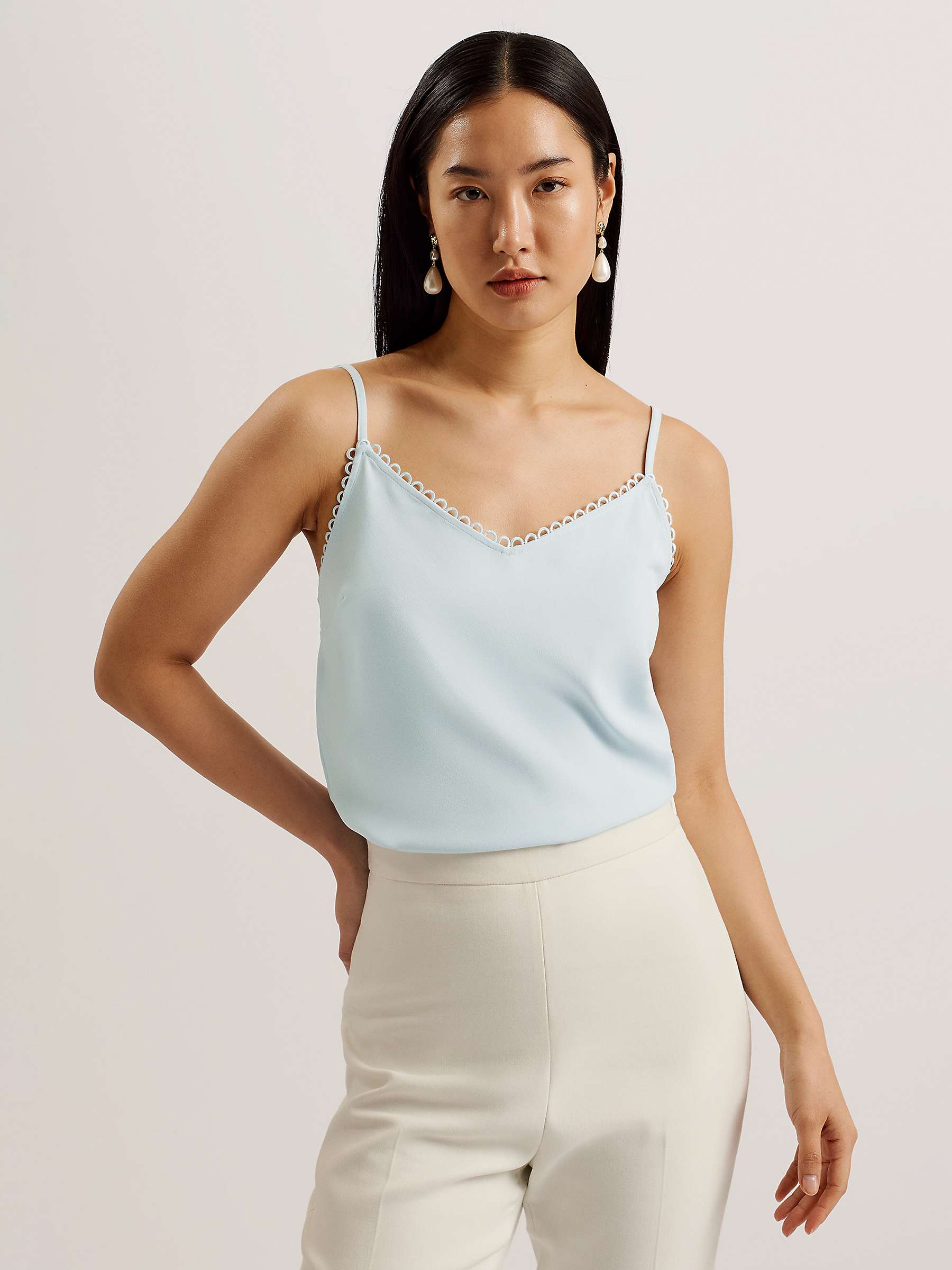 Buy Ted Baker Andreno Scallop Trim Cami Top Online at johnlewis.com