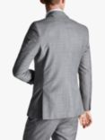 Ted Baker Soft Check Wool Blend Slim Fit Jacket, Grey