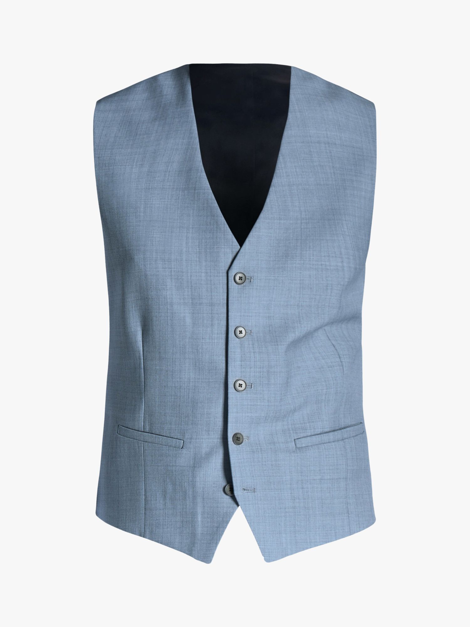 Ted Baker Slim Fit Waistcoat, Blue, 38R