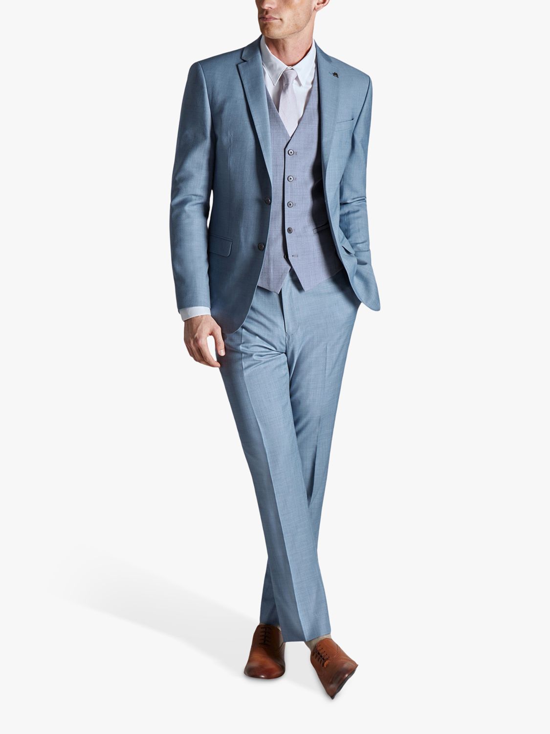 Buy Ted Baker Slim Fit Suit Jacket, Blue Online at johnlewis.com