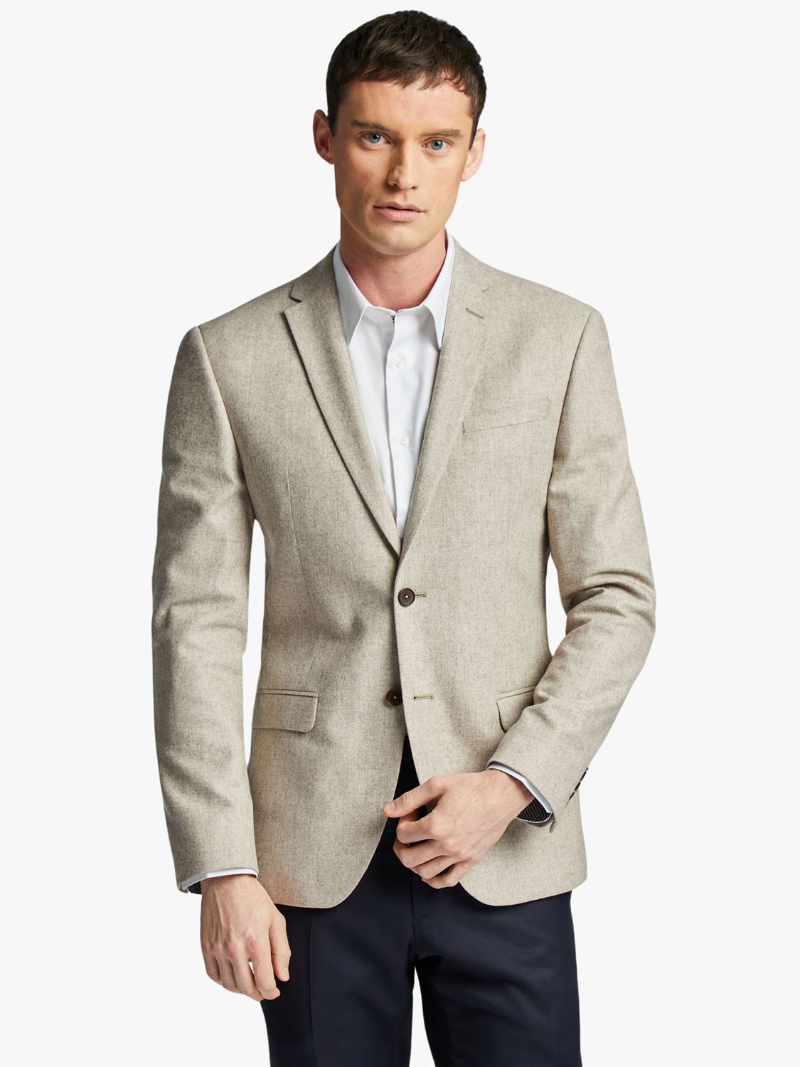 Ted Baker Apus Slim Fit Wool Blend Suit Jacket, Oatmeal, 38R