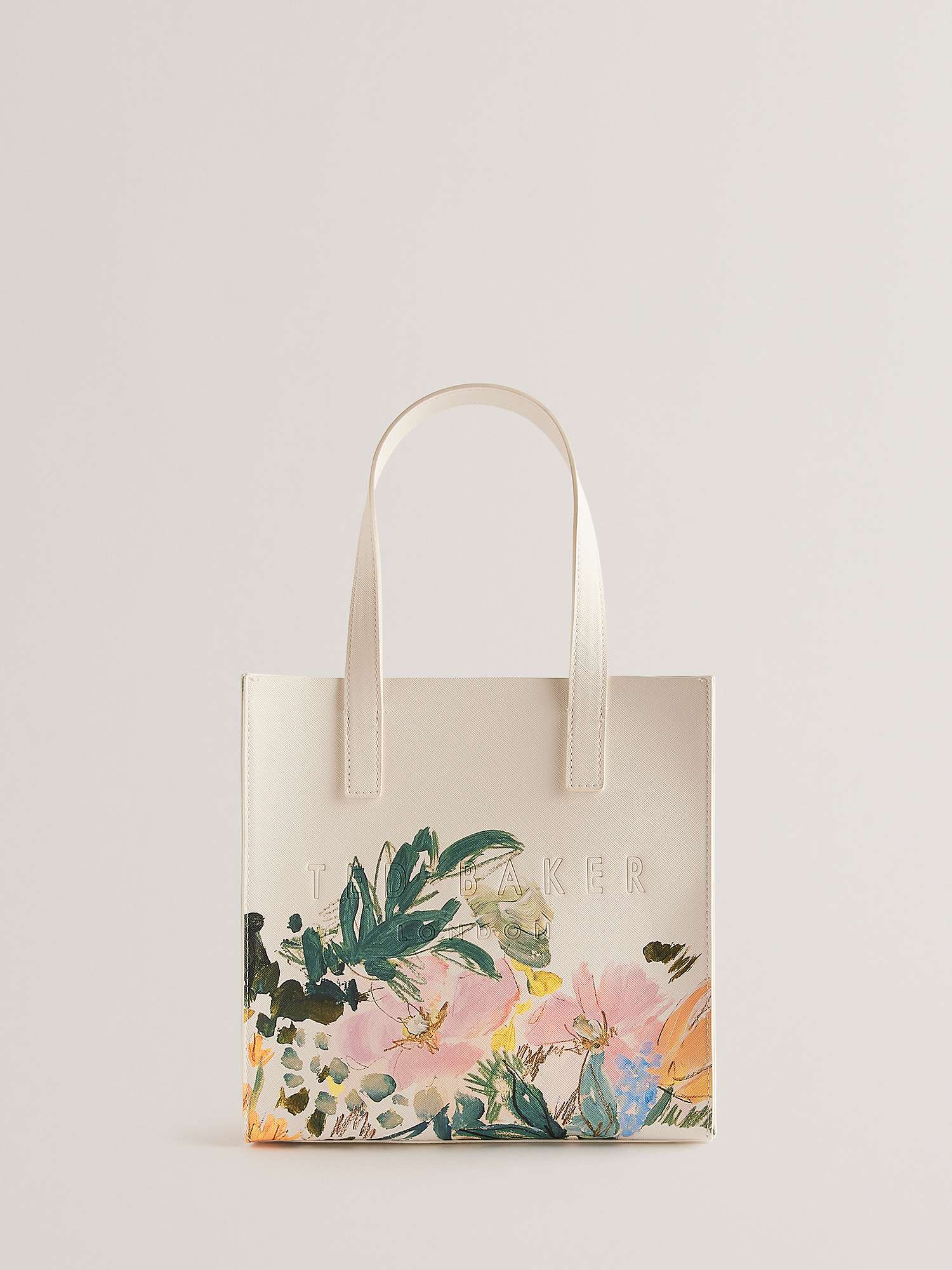 Buy Ted Baker Meakon Painted Meadow Small Icon Bag, Cream/Multi Online at johnlewis.com