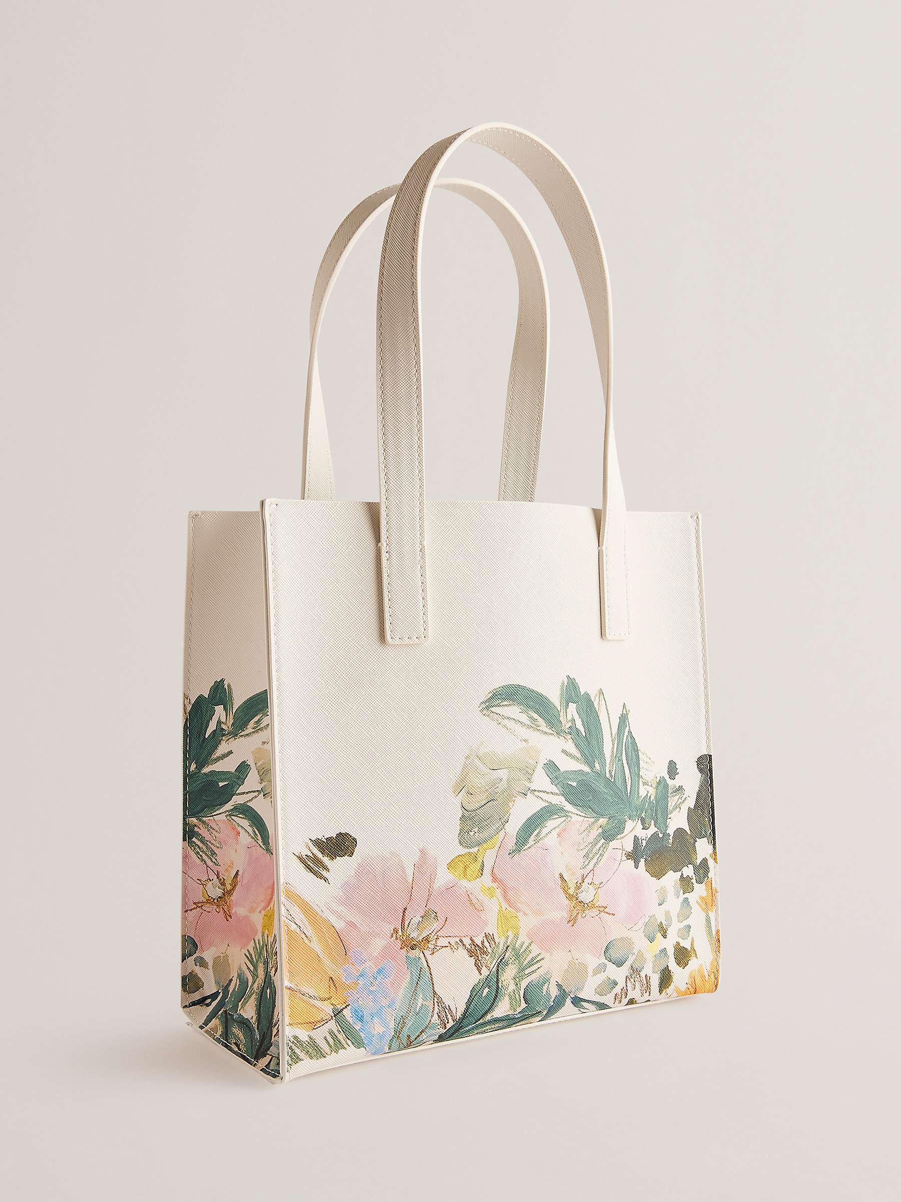 Buy Ted Baker Meakon Painted Meadow Small Icon Bag, Cream/Multi Online at johnlewis.com