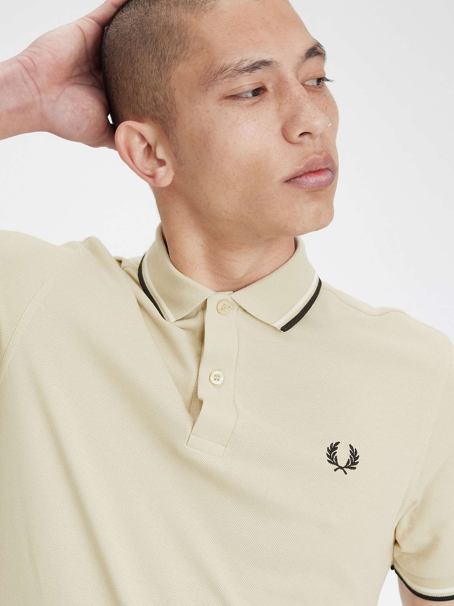 Buy Fred Perry Twin Tipped Short Sleeve Polo Shirt Online at johnlewis.com