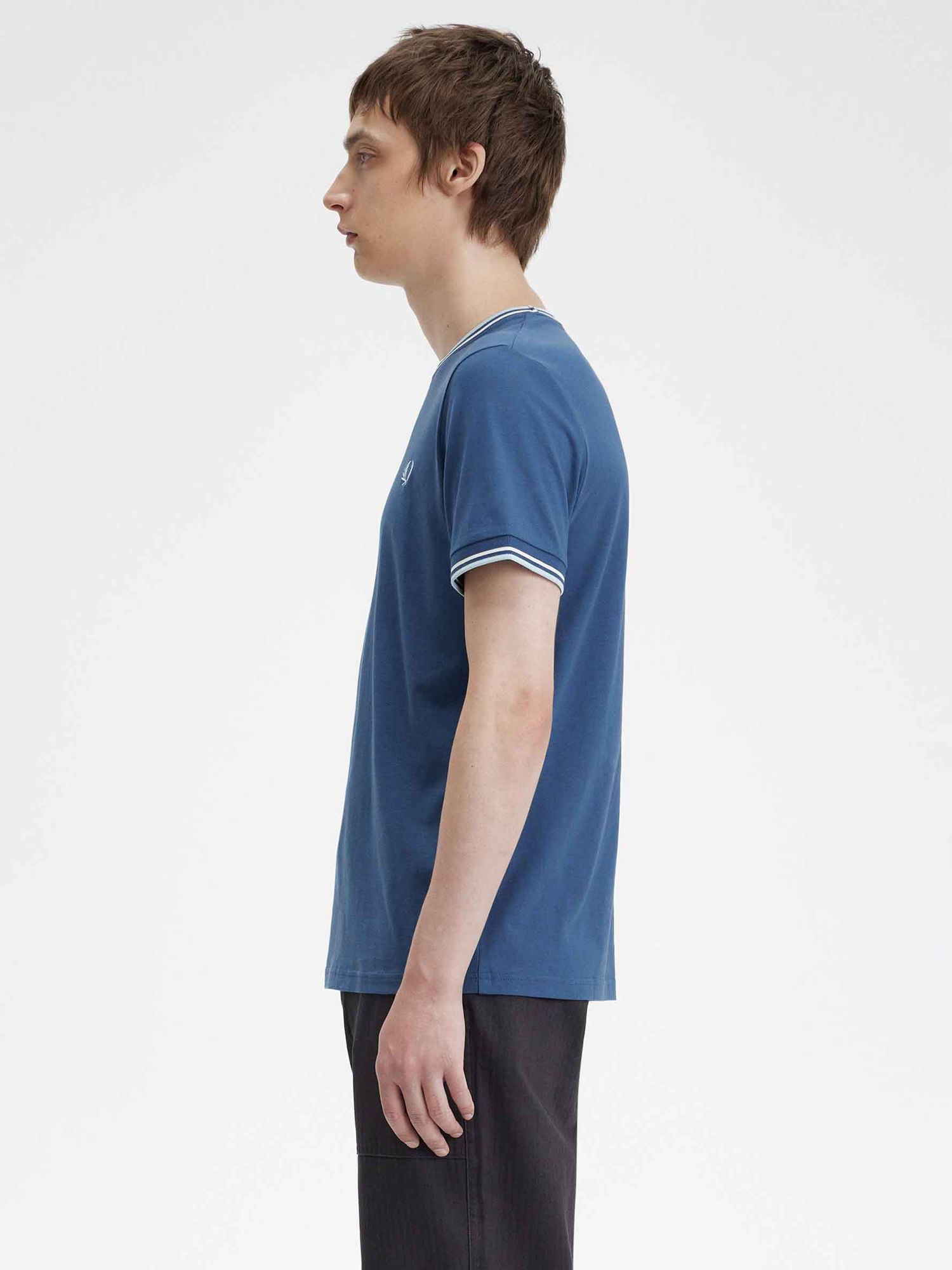 Buy Fred Perry Twin Tipped Crew Neck T-Shirt Online at johnlewis.com