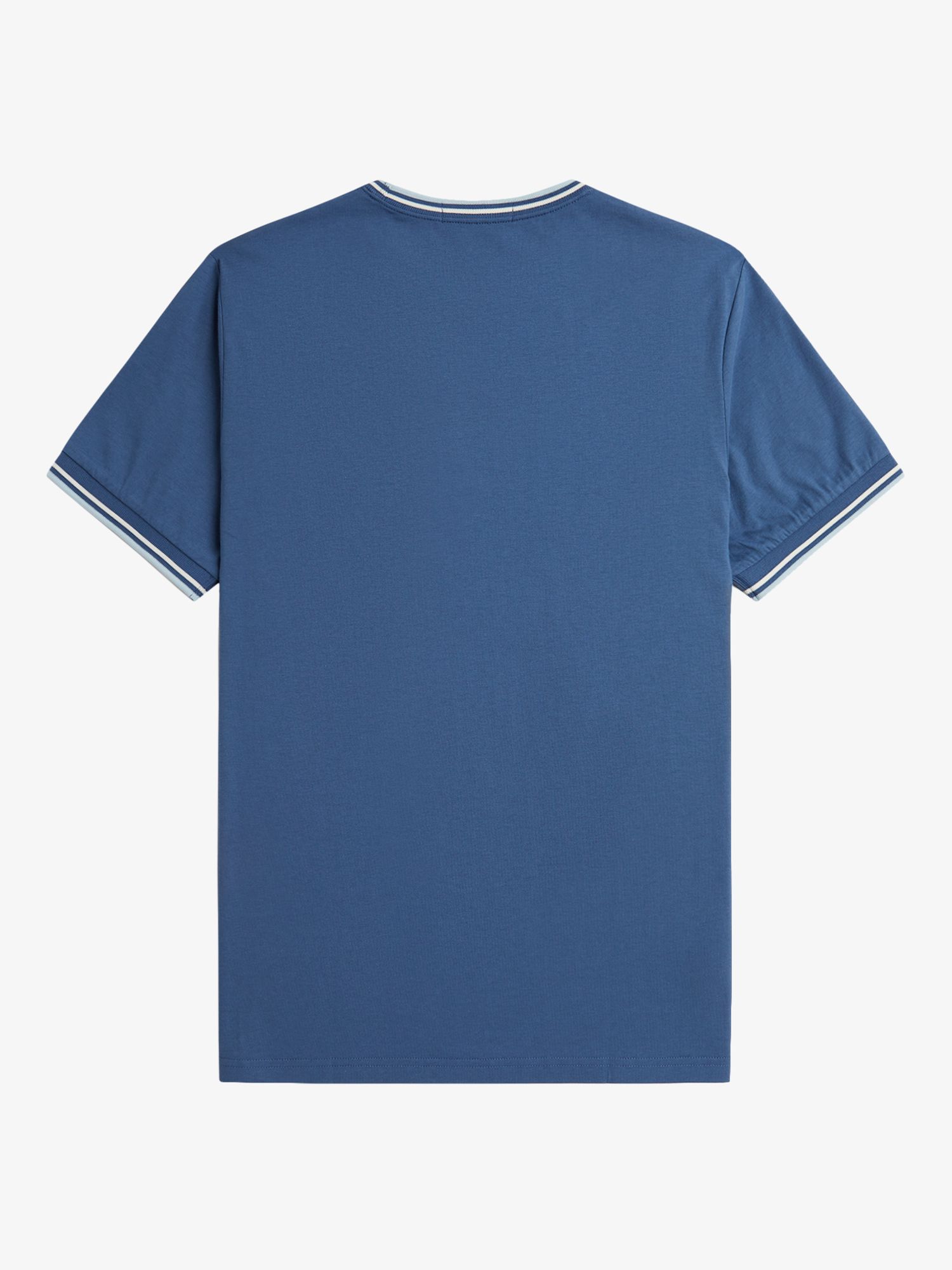 Fred Perry Twin Tipped Crew Neck T-Shirt, Blue, S