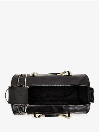 Fred Perry Classic Barrel Bag, Black/Ecru