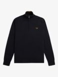 Fred Perry Classic Half Zip Jumper, Navy