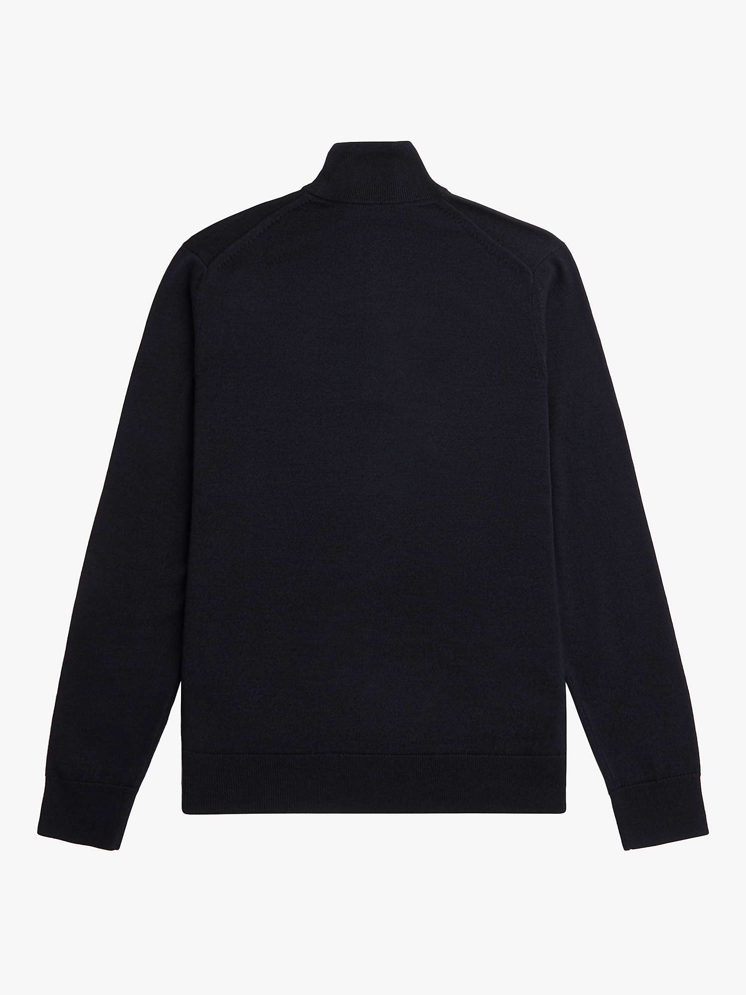 Buy Fred Perry Classic Half Zip Jumper, Navy Online at johnlewis.com