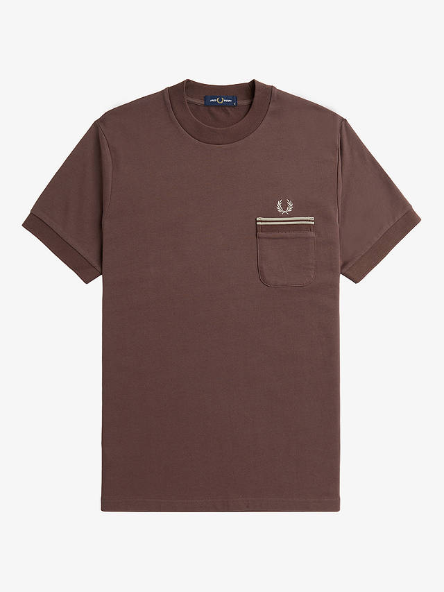Fred Perry Cotton Crew Neck T-Shirt, Red