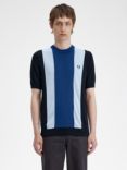 Fred Perry Short Sleeve T-Shirt, Navy/Multi, Navy/Multi