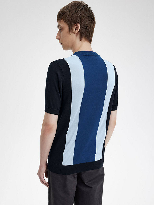 Fred Perry Short Sleeve T-Shirt, Navy/Multi
