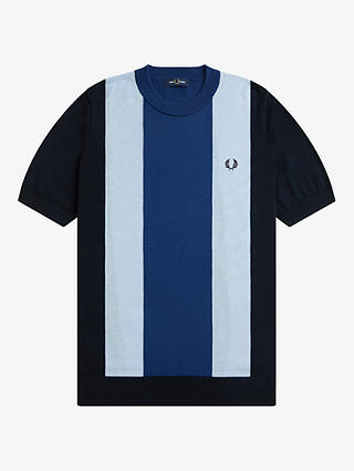Fred Perry Short Sleeve T-Shirt, Navy/Multi