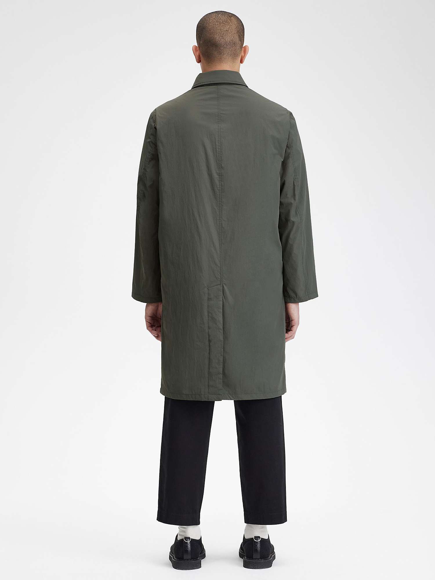 Buy Fred Perry Shell Mac Jacket, Green Online at johnlewis.com