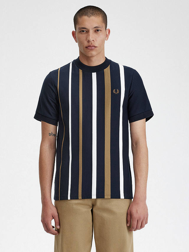 Fred Perry Grad Stripe T-Shirt, Navy/Multi