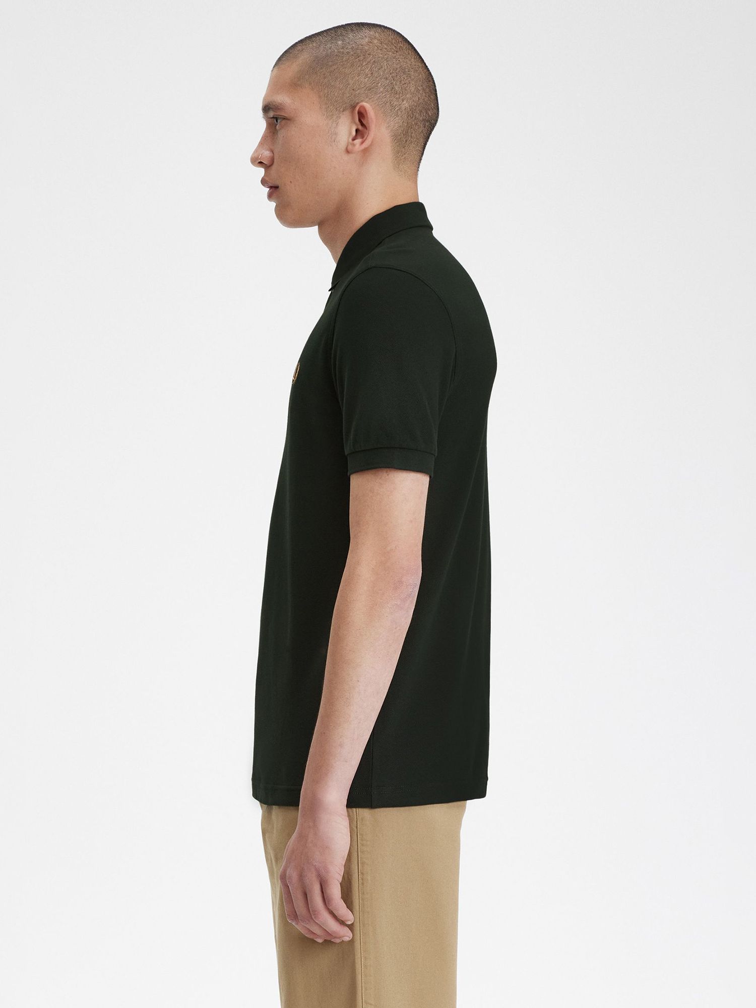 Fred Perry Tennis Short Sleeve T-Shirt, Nghgreen/Lghrust, XL