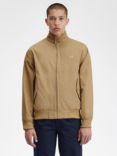 Fred Perry Cord Harrington Jacket, Brown