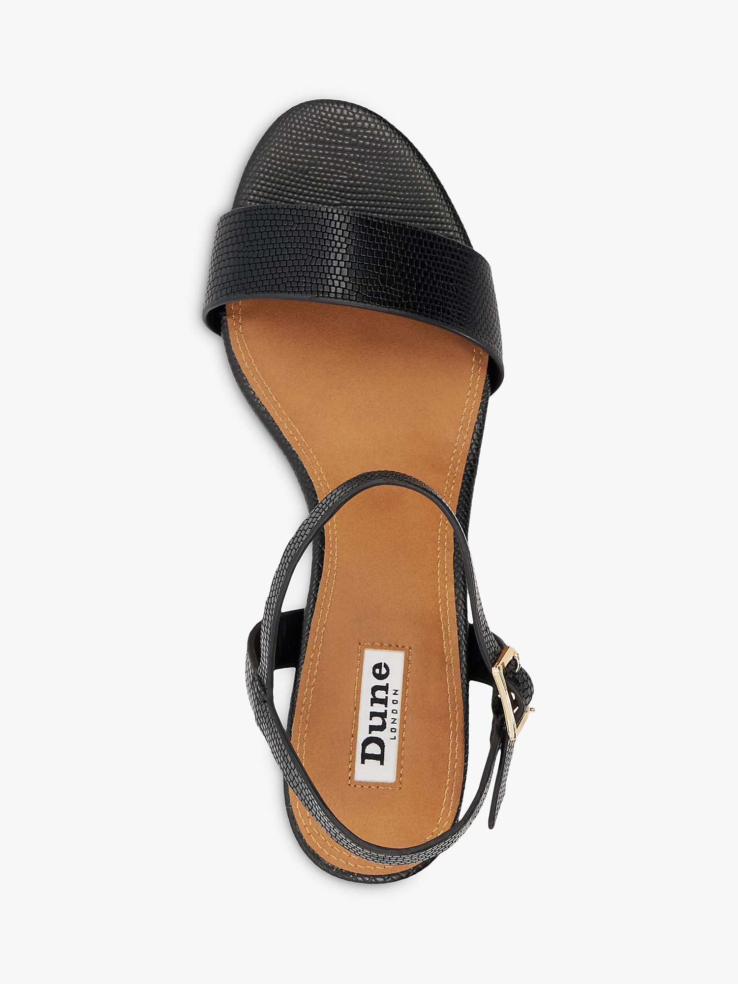 Buy Dune Jelly Leather Block Heel Sandals Online at johnlewis.com