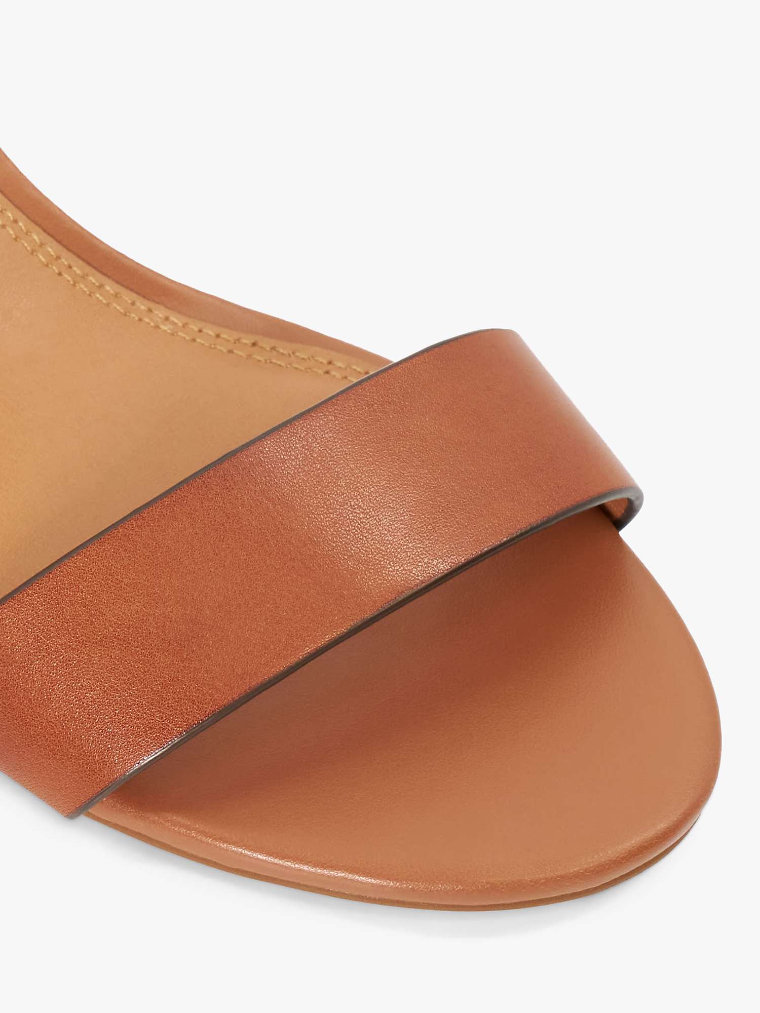 Buy Dune Jelly Leather Block Heel Sandals Online at johnlewis.com