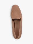 Dune Glassi Leather Loafers, Camel, Camel-suede