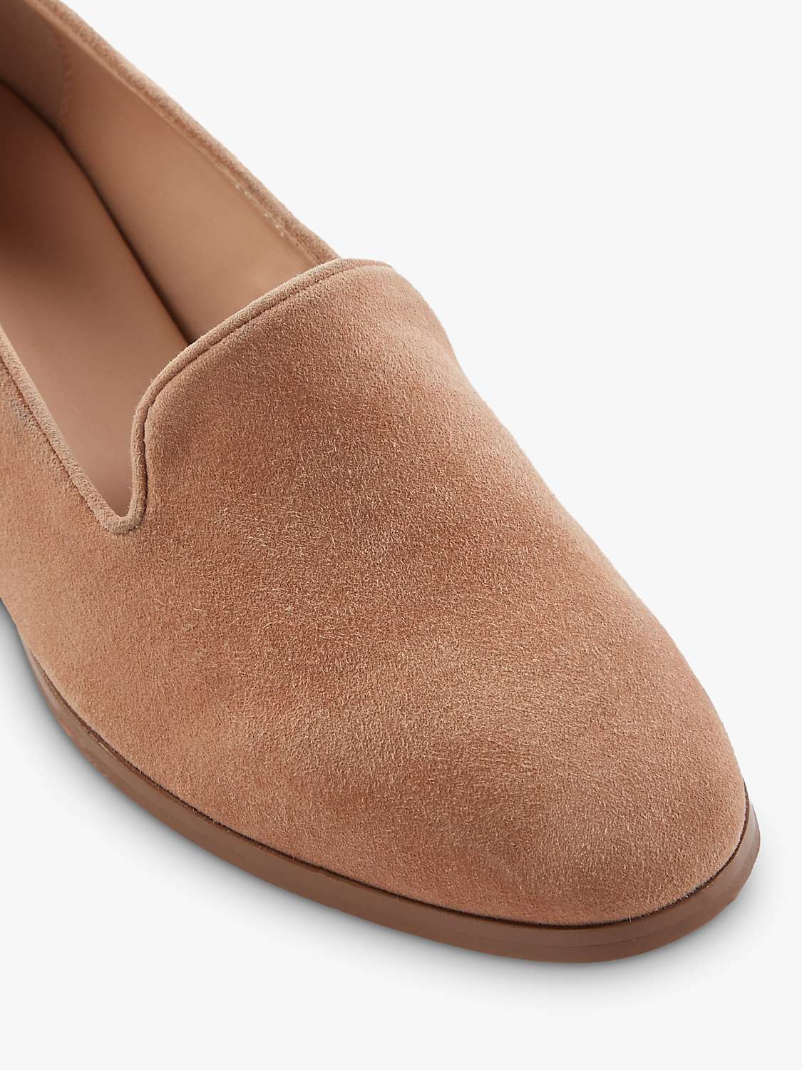 Buy Dune Glassi Leather Loafers, Camel Online at johnlewis.com