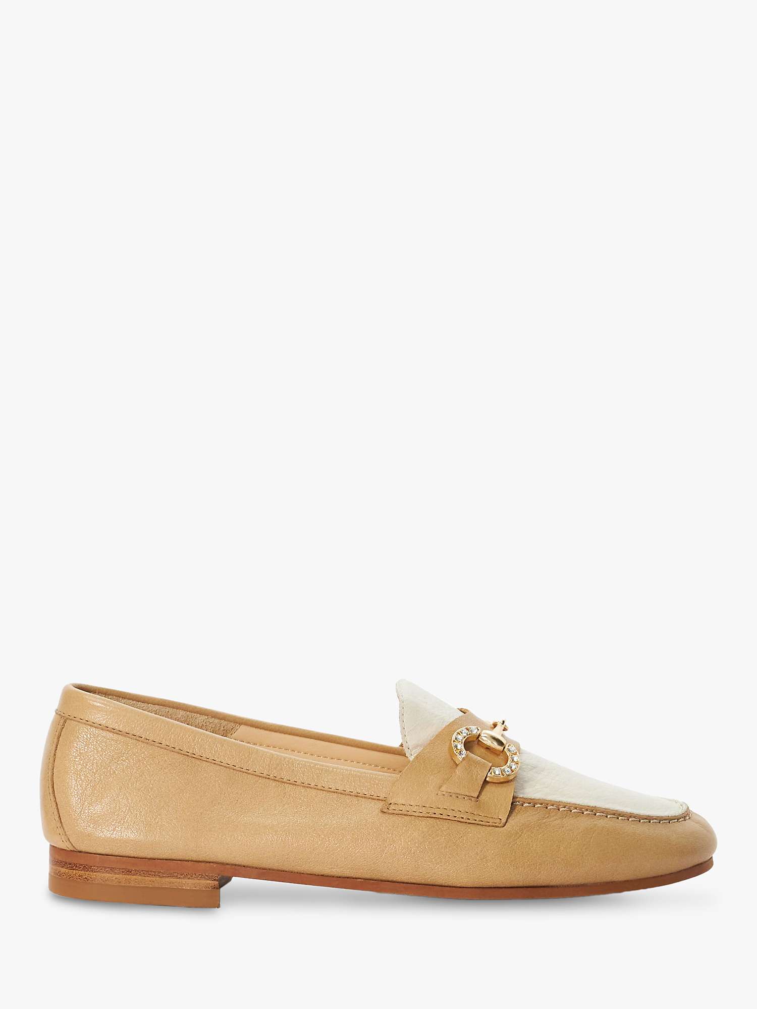 Buy Dune Gemstone Detail Leather Loafers Online at johnlewis.com