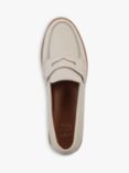 Dune Ginelli Leather Penny Loafers, Ecru