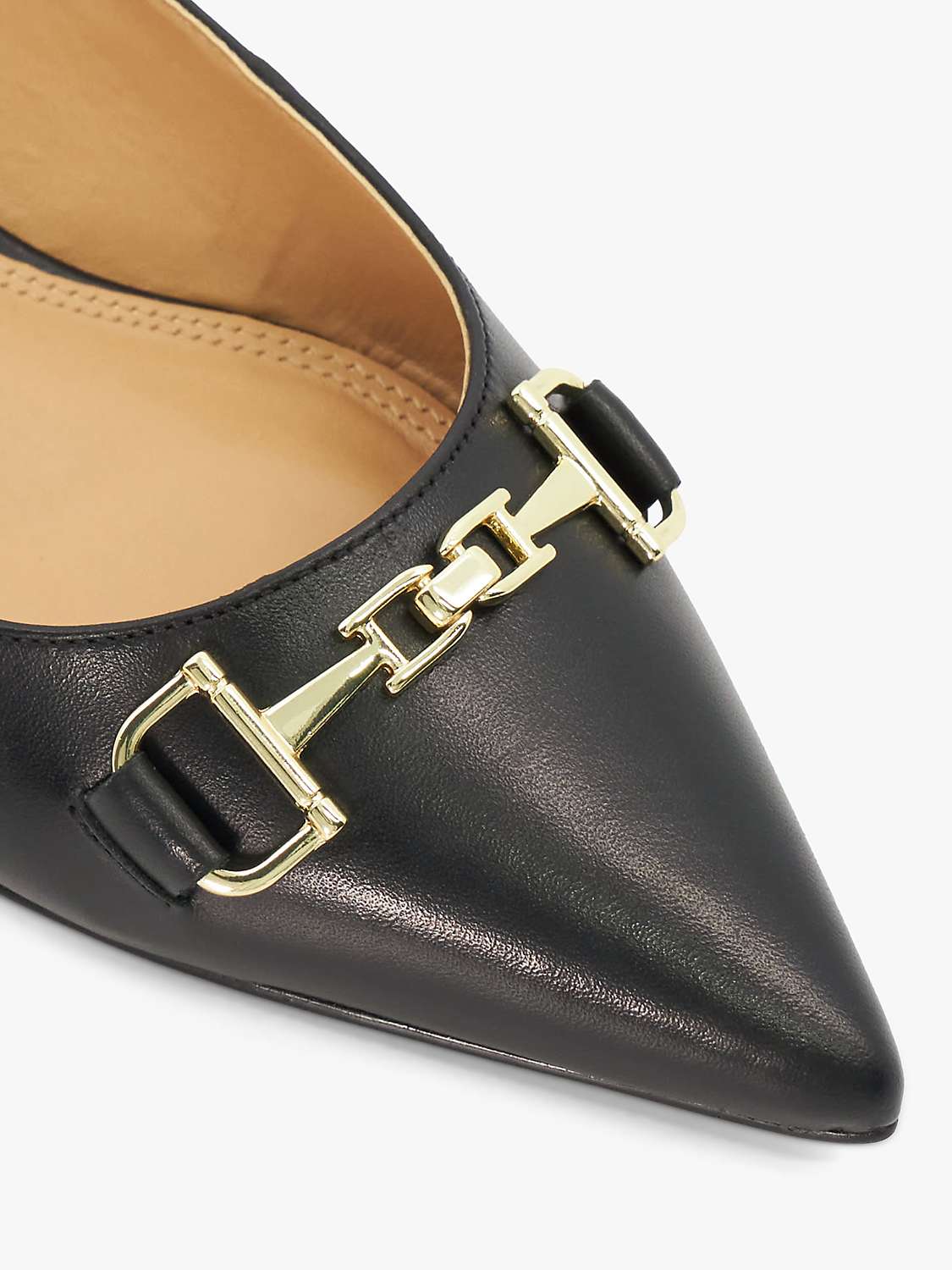 Buy Dune Hopeful Leather Slingback Ballet Pumps Online at johnlewis.com