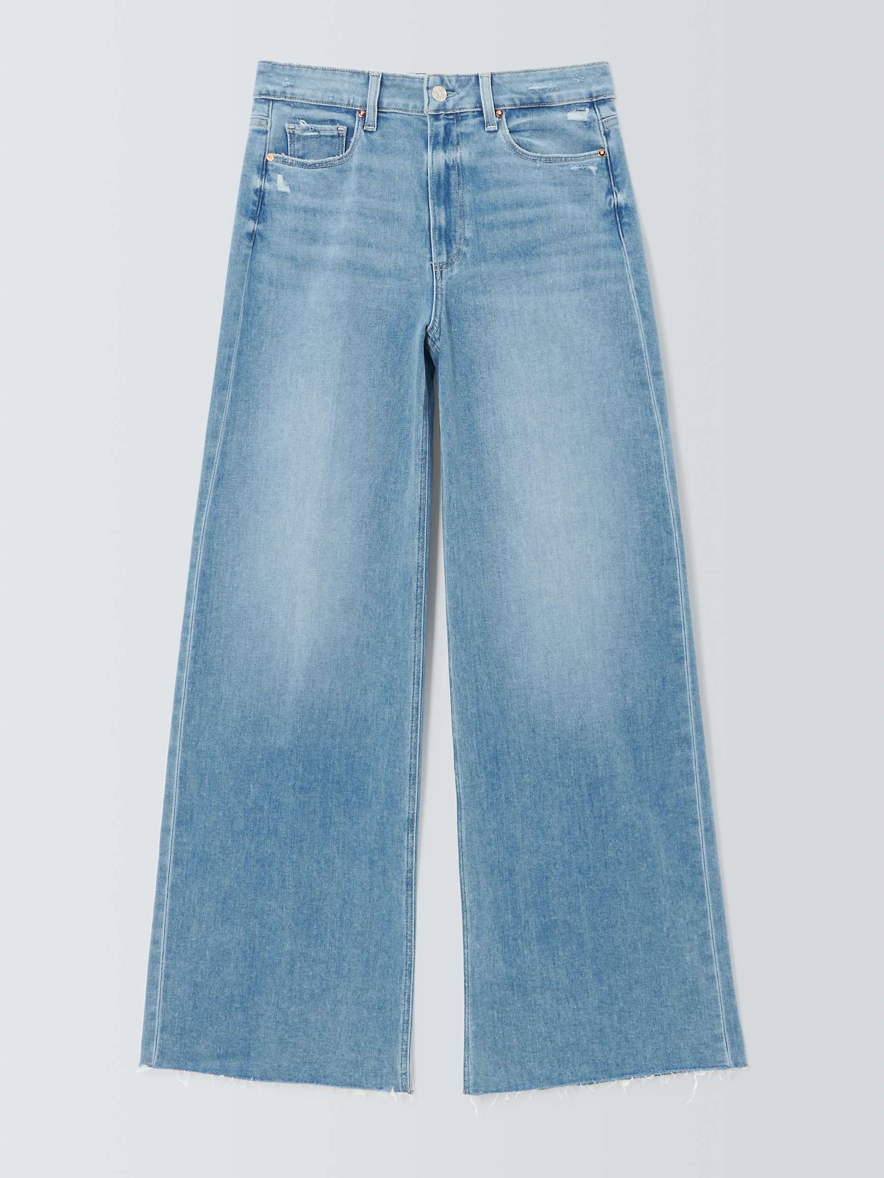 Buy PAIGE Anessa Wide Leg Jeans, Helena Online at johnlewis.com