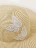 Monsoon Kids' Butterfly Floppy Hat, Neutral