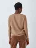 John Lewis Easy Cashmere V-Neck Jumper, Camel