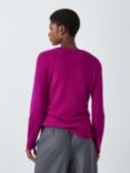 John Lewis Cashmere Crew Neck Jumper, Magenta