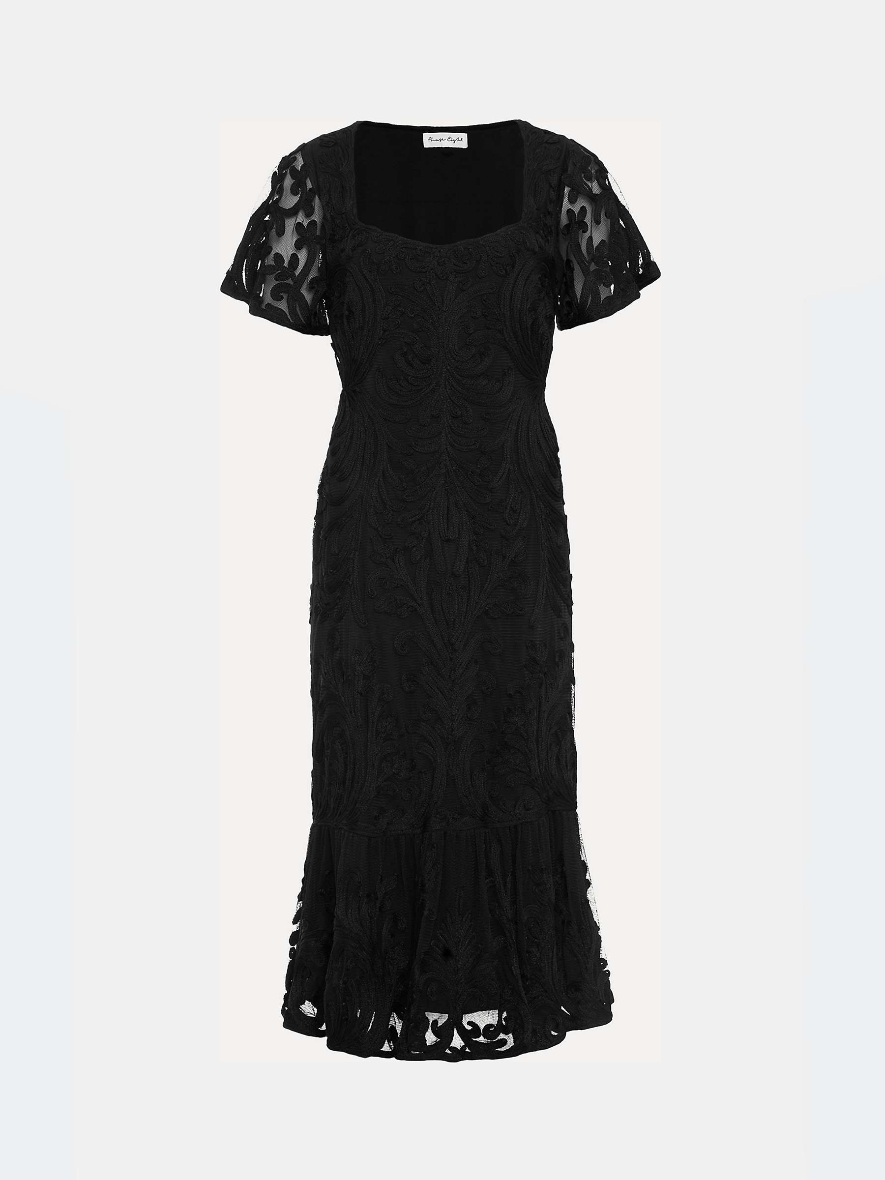 Buy Phase Eight Matilda Tapework Midi Dress, Navy Online at johnlewis.com