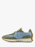 New Balance 327 Classic Suede Mesh Trainers, Dark Olivine