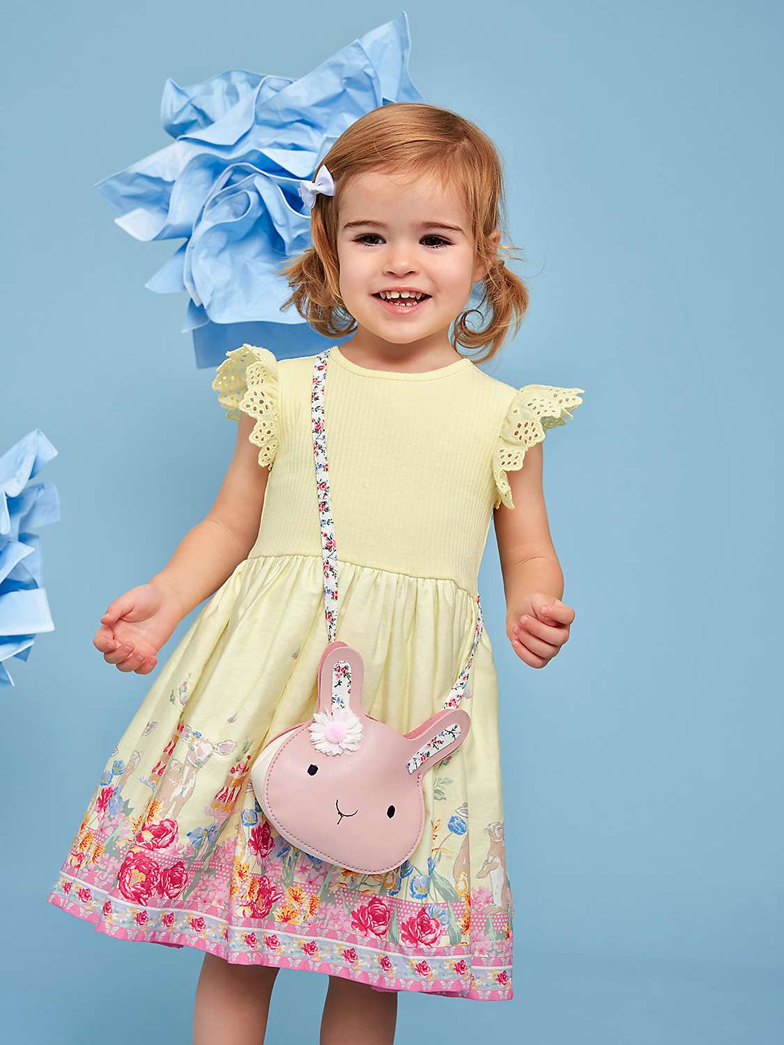Buy Monsoon Baby 2-In-1 Tea Party Dress, Yellow Online at johnlewis.com