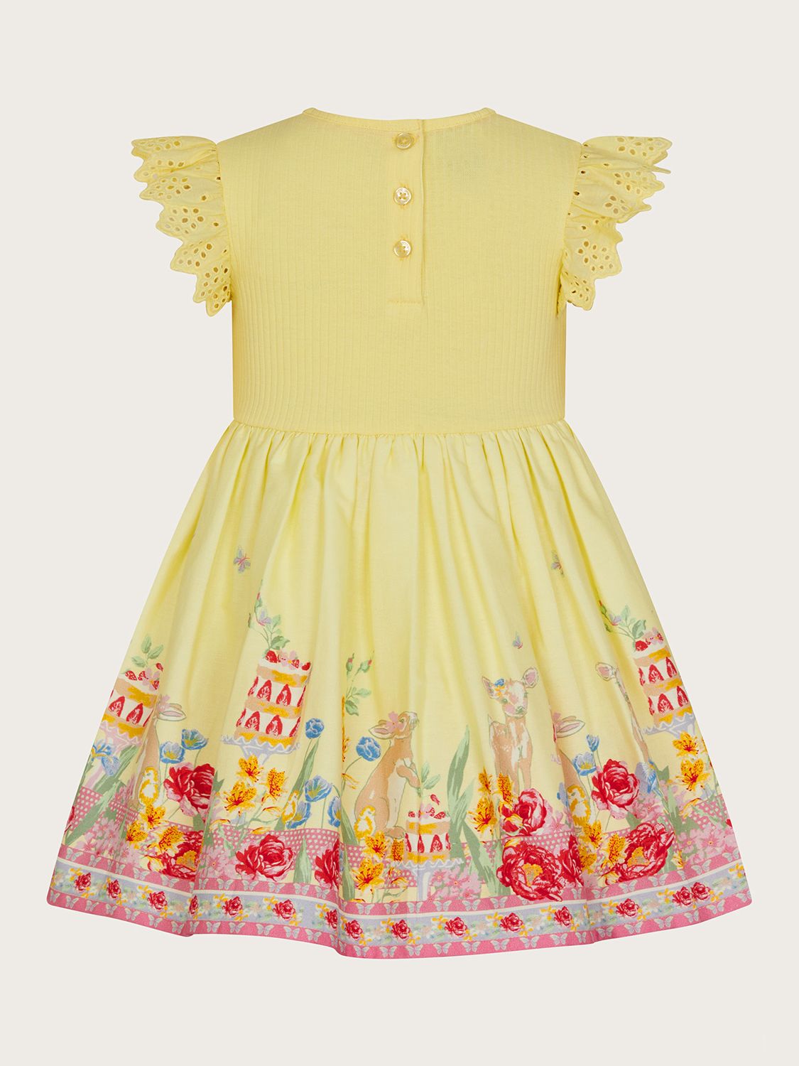 Buy Monsoon Baby 2-In-1 Tea Party Dress, Yellow Online at johnlewis.com