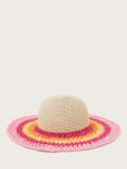 Monsoon Kids' Bright Crochet Floppy Hat, Multi