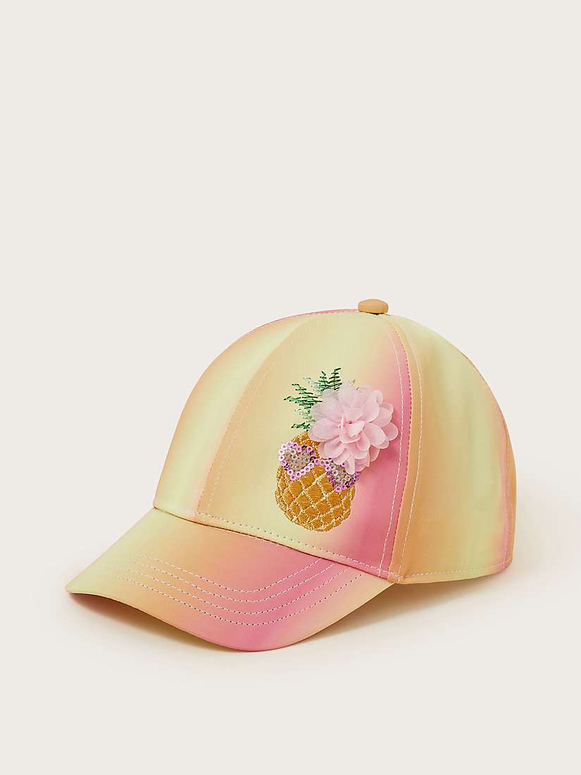 Buy Monsoon Kids' Pineapple Cap, Multi Online at johnlewis.com