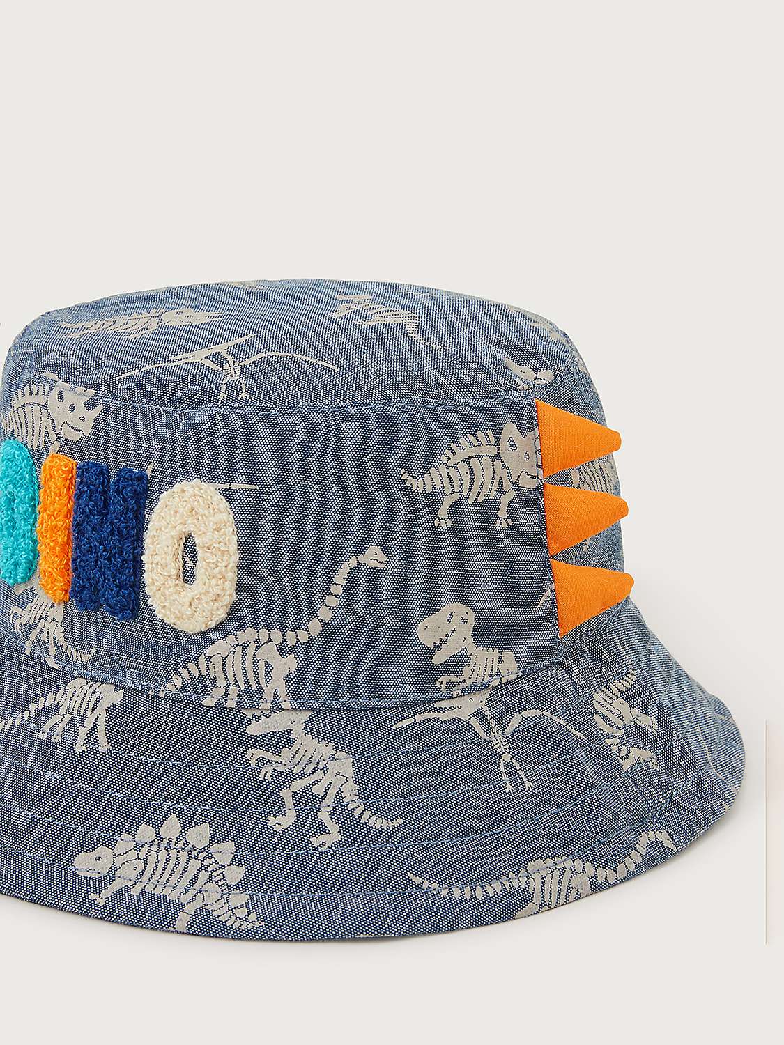 Buy Monsoon Kids' Dino Bucket Hat, Multi Online at johnlewis.com
