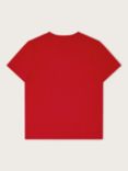 Monsoon Kids' Cotton Dog T-Shirt, Red, Red