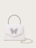 Monsoon Kids' Sparkle Butterfly Bridesmaid Bag, Ivory