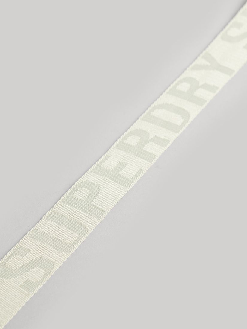 Superdry Webbing Belt, Pelican Beige, One Size
