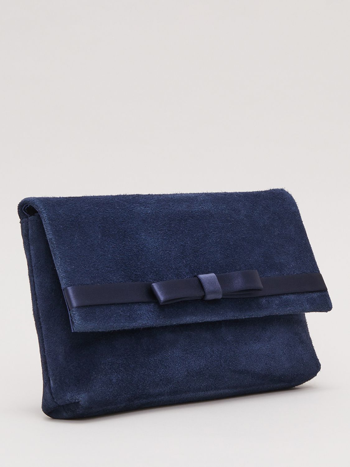 Buy Phase Eight Satin Bow Clutch Bag Online at johnlewis.com