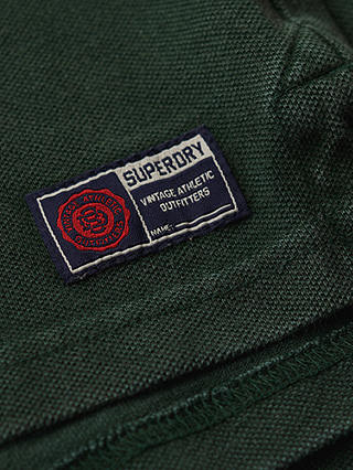 Superdry Vintage Athletic Polo Shirt, Enamel Green