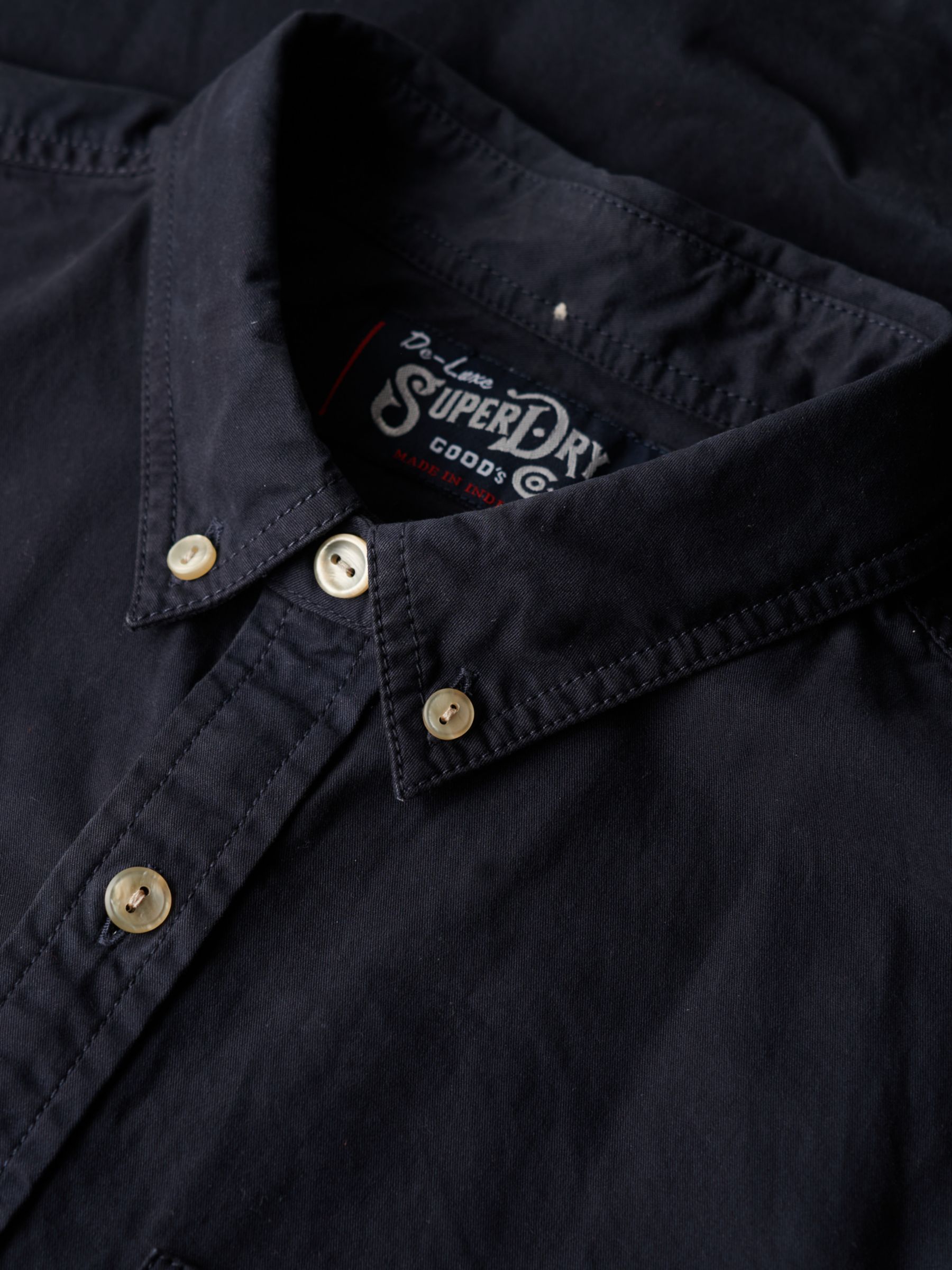 Buy Superdry The Merchant Store Cotton Long Sleeve Shirt Online at johnlewis.com