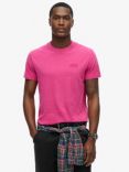 Superdry Organic Cotton Essential Logo T-Shirt, Magenta Marl