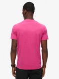 Superdry Organic Cotton Essential Logo T-Shirt, Magenta Marl