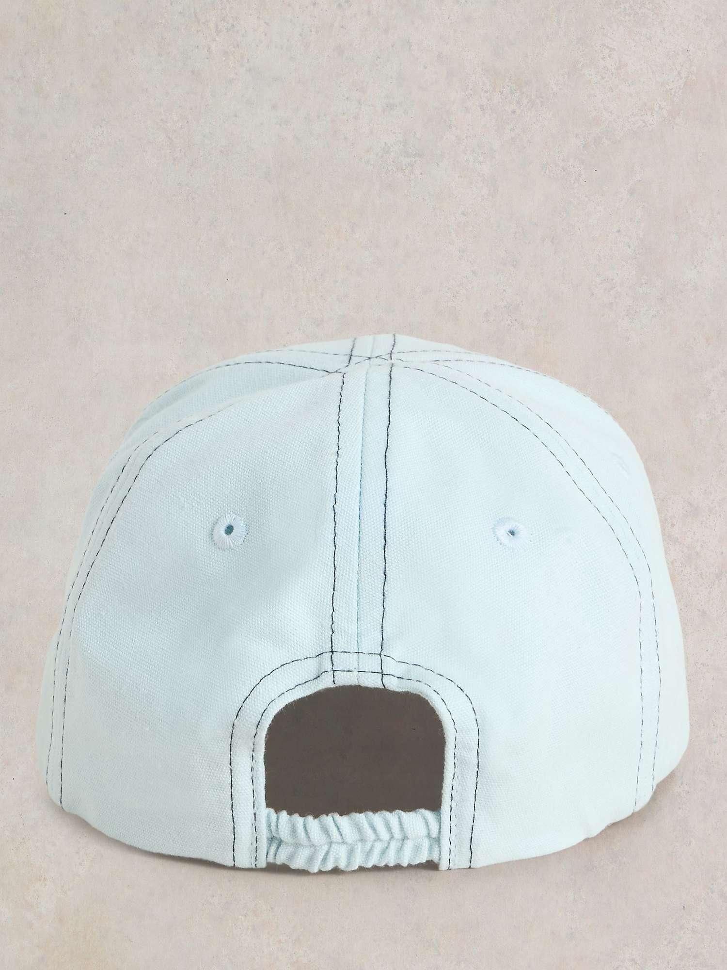 Buy White Stuff Kids' Fish Embroidered Baseball Cap, Light Blue Online at johnlewis.com